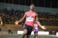 Bryan Levell eases to victory in the men’s 200 metres final.