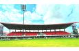 Bucket seats installed in one of the stands