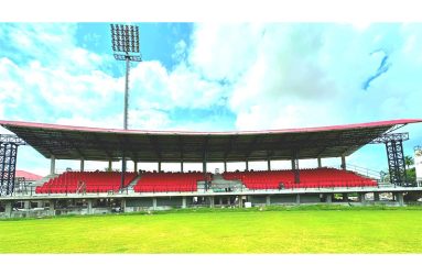 Bucket seats installed in one of the stands
