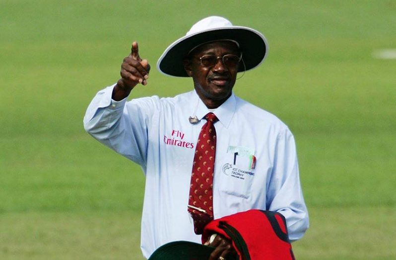 Former Test umpire Steve Bucknor