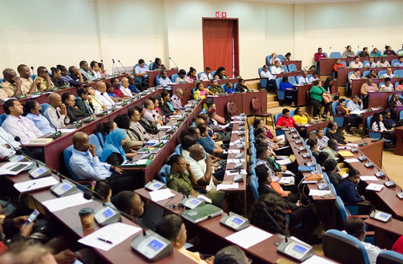 A section of the public servants who attended the Budget 2020 Sensitisation and Training session