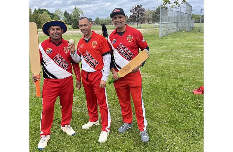 The dynamic trio. From left are Khemraj Budhai, Abdool Azeez, and Dan Patram