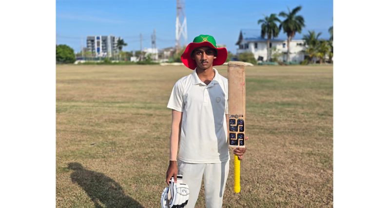 Joshua Budhram top-scored with a fluent 41 from 55 balls