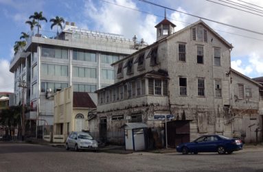 This iconic wooden building which dominated the north/east junction of Camp & Charlotte Streets in Georgetown for over a century, was the Christian Mission Annex and was demolished in 2015.