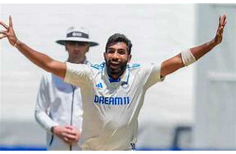 India pacer Jasprit Bumrah