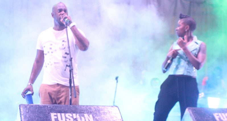 Bunji Garlin and Fayon were certainly scene stealers at the Jamzone Regional Night Concert