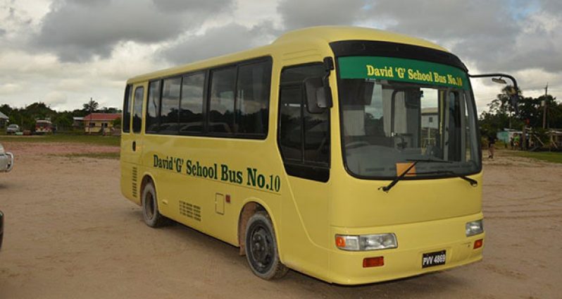 The bus that will serve the children of Coomacka