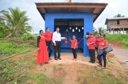 The commissioning ceremony was led by the Minister of Housing and Water, Collin Croal, who also holds parliamentary responsibility for Region One, and included Regional Chairman Brentnol Ashley, Assistant Regional Executive Officer Jason Ramjohn, and other regional representatives