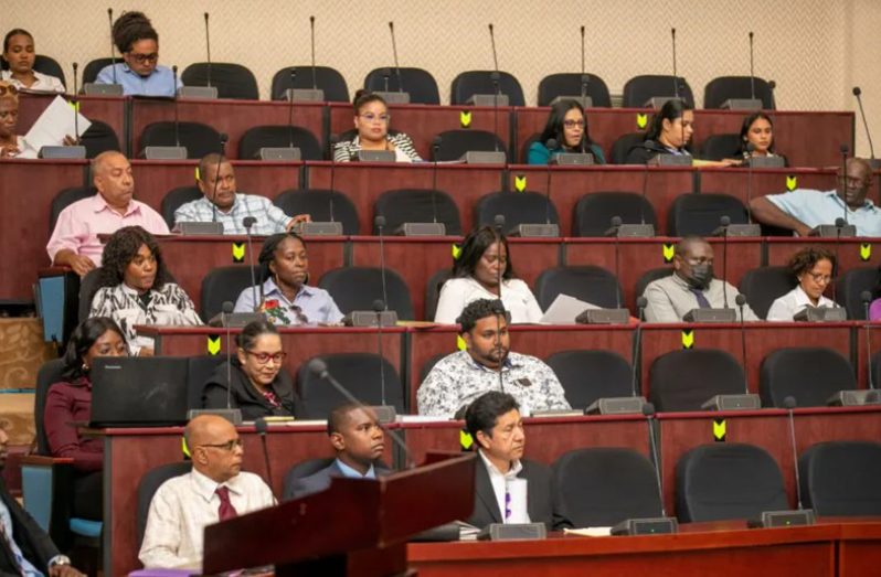 Participants at the procurement training seminar at the ACCC, on Monday (DPI photo)