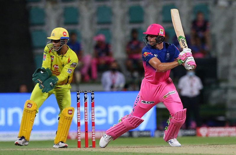 Jos Buttler scored an unbeaten 70 off 48 balls and helped Rajasthan Royals (RR) secure a seven-wicket win against Chennai Super Kings.(BCCI photo)