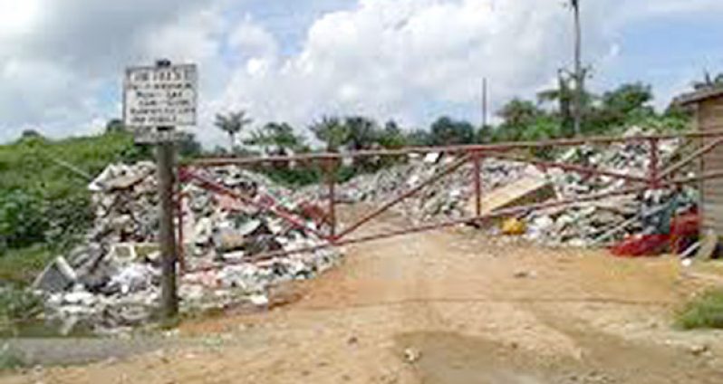 The overused Byderabo Dumpsite, which will soon be restored into an environmentally friendly landfill site