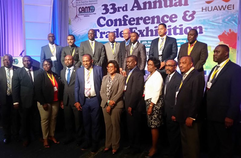Minister of Public Telecommunications, Catherine Hughes and her Caribbean and Latin American counterparts, who are currently attending the CANTO Annual Conference and Exhibition in the Dominican Republic