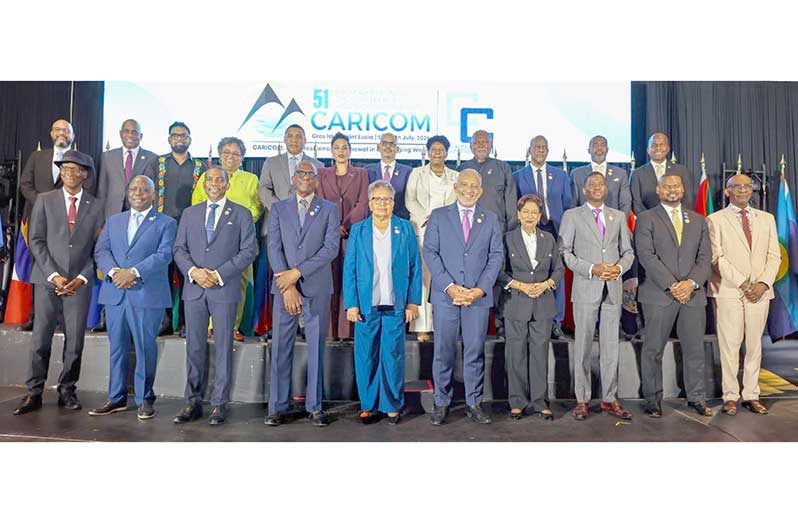 Heads of Government at the 51st Regular Meeting of the Conference of Heads of Government of CARICOM