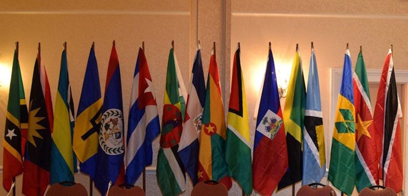 Flags of CARIFORUM countries