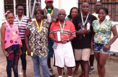 Mr Lloyd Griffith and others from the Essequibo CBR programme