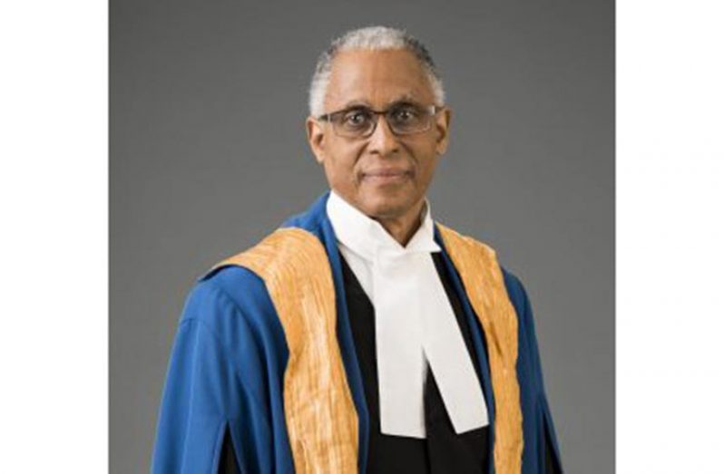 President of the Caribbean Court of Justice, Justice Adrian Saunders