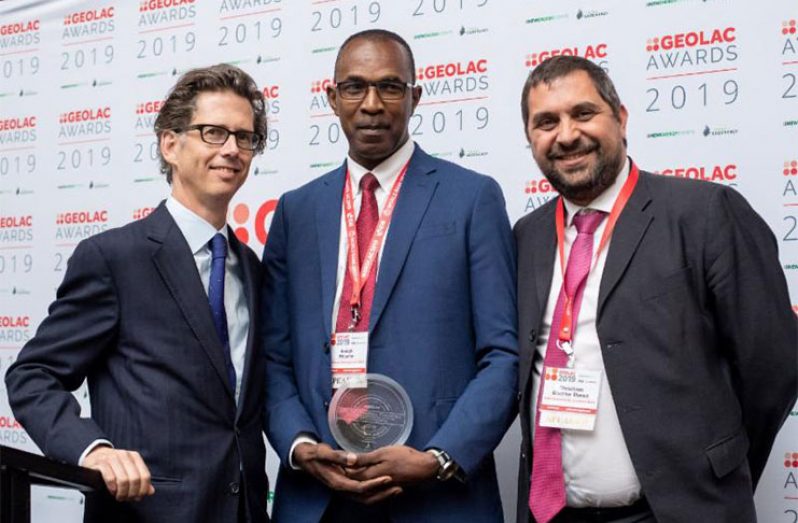 CDB’s Head (acting) for Renewable Energy/Energy Efficiency, Joseph Williams, collected the award on behalf of the CDB along with Christiaan Gischler, Lead Energy Specialist and ‘lead architect’ for SEF at the IDB