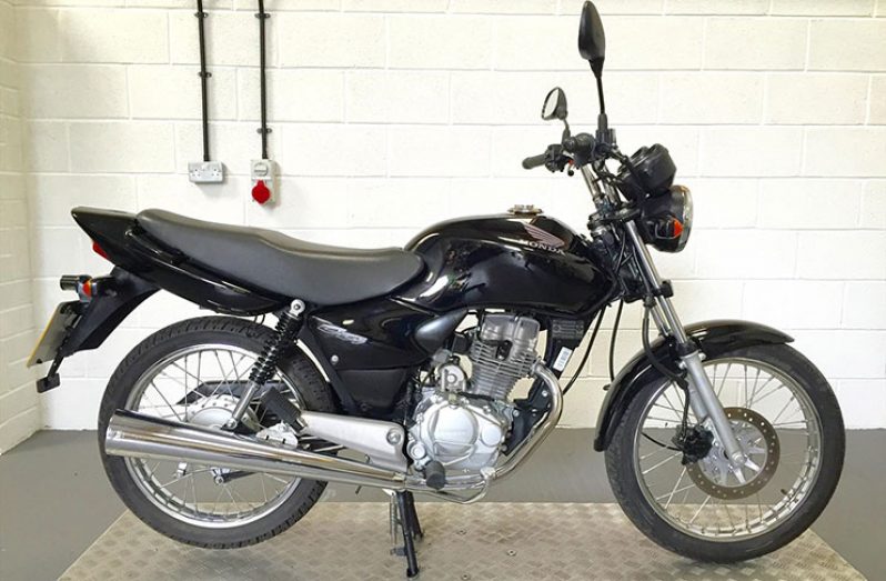 A CG motorcycle which is widely used by armed bandits to pounce on unsuspecting victims.