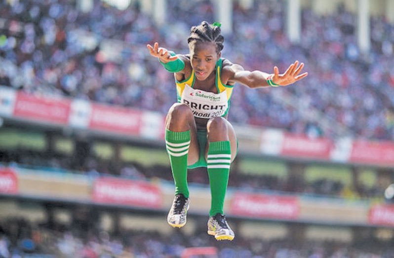 Chantoba Bright will be hoping to land a gold medal in her favoured long jump event.