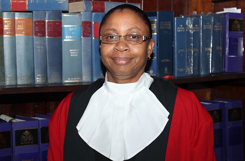 Chief Justice (ag) Roxane George-Wiltshire
