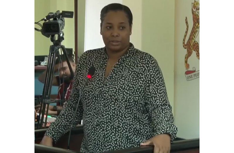 Assistant Registration Officer at the Guyana Elections Commission (GECOM), Alexandra Bowma