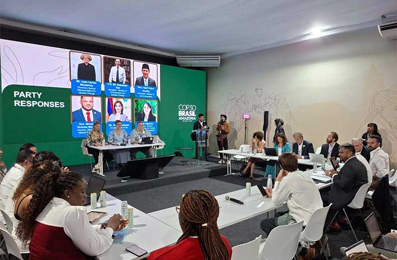 Minister of Natural Resources, Vickram Bharrat, is representing Guyana at the 30th Conference of the Parties (COP30), participating in discussions on climate action and sustainable forest management