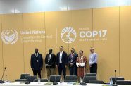 Minister of Natural Resources, Vickram Bharrat, at the conference, which runs from August 17 to 28 under the theme, “Restoring Land. Restoring Hope”, focusing on issues including desertification, land degradation and drought resilience