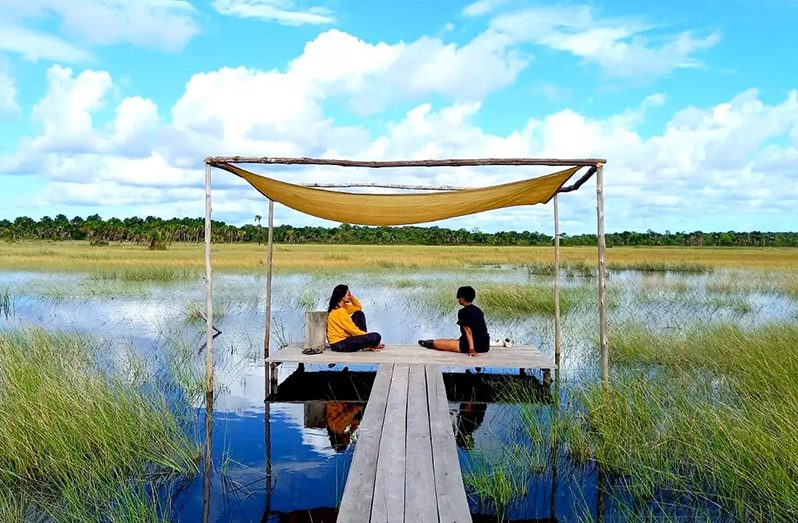 a place for women to relax and connect with each other (Photo courtesy of the ‘A Different View Project’)