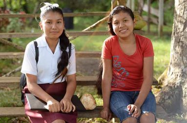 Shekesa Daniels (left) and Sueann Daniels are
determined to develop Mabaruma in the best
way they can (Photo by Delano Williams)