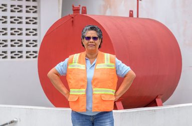 Technical Officer at the Ministry of Natural Resources, Euliene Watson, believes that women should be included in more decision-making positions in the mining sector, as they can contribute significantly to policies relating to sustainability (Delano Williams photo)