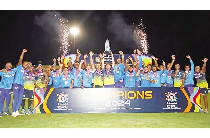 St Lucia Kings lifted their maiden CPL trophy (CPL T20 via Getty Images)