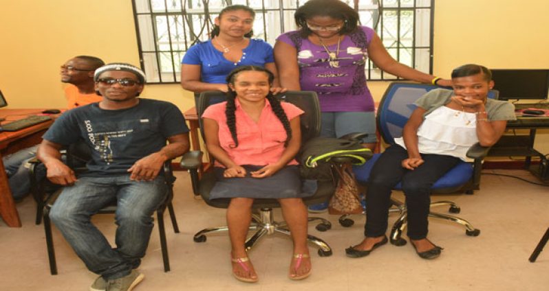 Some of the new recruits of the third batch
