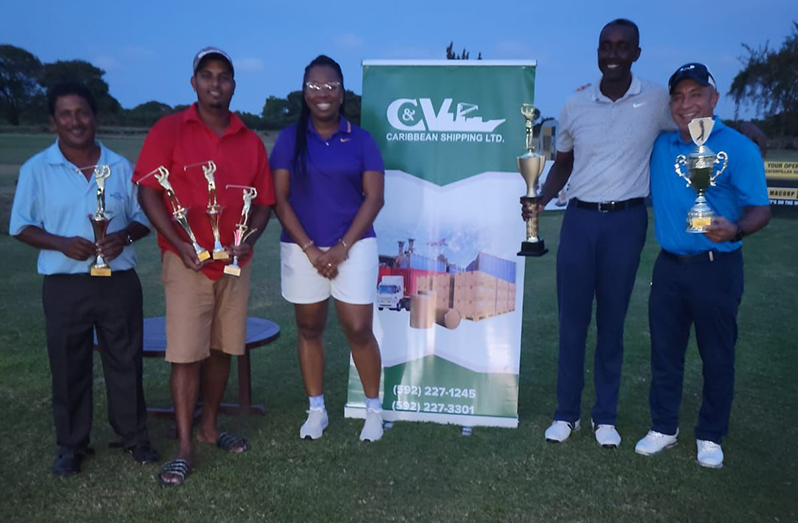 Winners of the C&V Caribbean Shipping LTD Golf Invitational