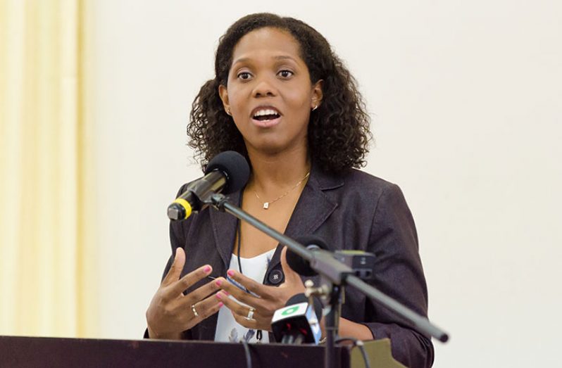 Programme Officer of the Organisation of American States (OAS) Cybersecurity Programme, Kerry-Ann Barrett (Delano Williams photo)