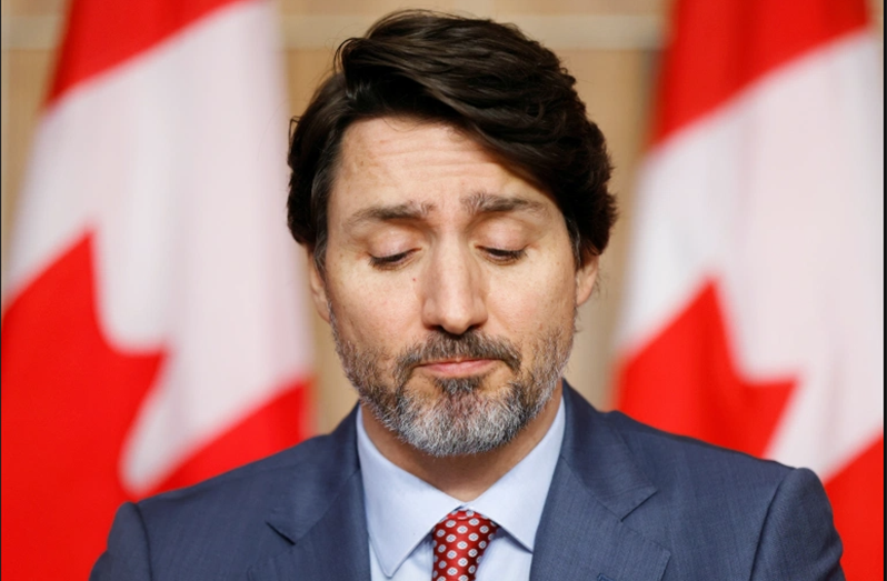 Canada is seeing rising hospitalisations, intensive care unit admissions, and the spread of more easily transmissible coronavirus variants, Justin Trudeau said on Tuesday [File: Blair Gable/Reuters]