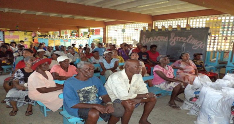 Some of the beneficiaries from the charity drive