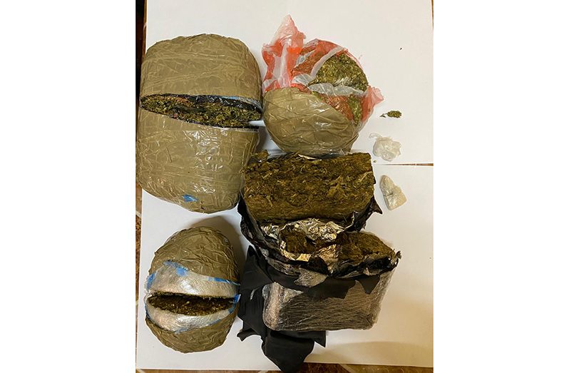 The narcotics that were seized on Thursday
