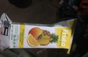 The cannabis that was discovered by the police in the juice box.