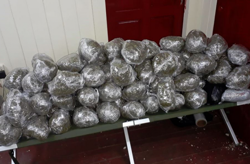 The seized cannabis