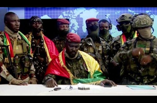 The soldiers said they had acted because of rampant corruption and poverty (BBC photo)