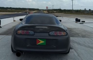 Rondel Daby tests his Toyota Supra. (GTRidez photo)