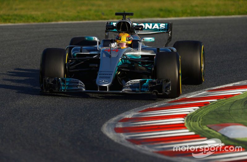 Lewis Hamilton, Mercedes F1 W08