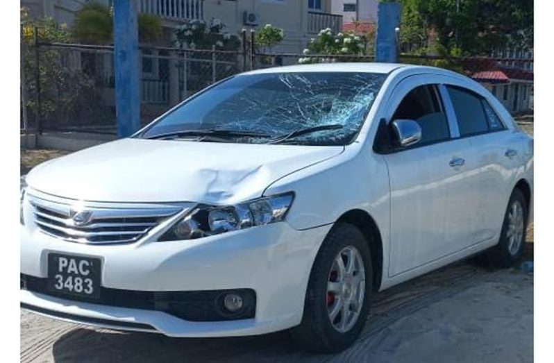 The car involved in the accident