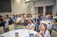 Attendees of Monday's opening of two-day CANARI Partners Forum at the Hilton Resort (SB)