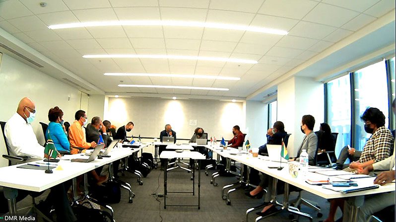The meeting was the first in-person meeting of the COFCOR since the onset of the COVID-19 pandemic in January, 2020, bringing together ministers who had assumed office over the past 18 months and their colleagues (CARICOM photo)