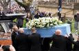The funeral was held at Manchester Cathedral after a long procession around the city