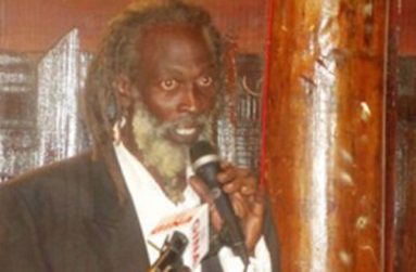 ‘FLASHBACK’: Cedric Castello reading an excerpt from his book ‘Rasta Lyrics’ (GINA photo)