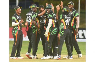 The Guyana Jaguars Celebrate