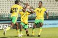 Jamaica’s National U14 players celebrate defeating French Guiana 7-1 in the final