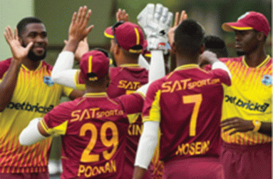 The West indies lead the series 2-1